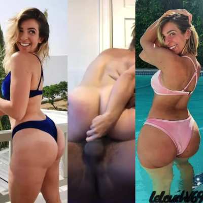 Gabbie Hanna Getting Her Thick Cheeks Clapped🍑 - Babecock Style😏