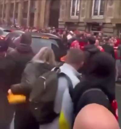 Liverpool FC Parade Car Just Before Running Over People