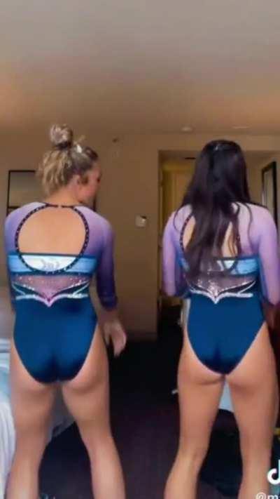 Maya Greene of Cal Berkeley 💛💙🤍🐻🤸‍♀️