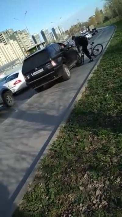BMW versus bike