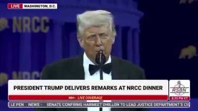 The POTUS at Republican dinner: 