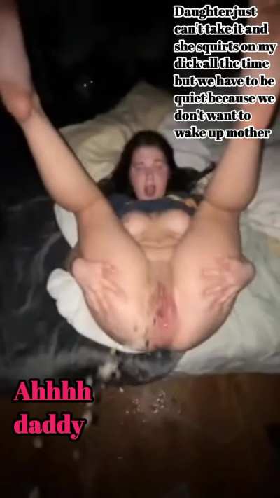 She can't hold it anymore 