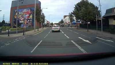 Watch the idiot in front!