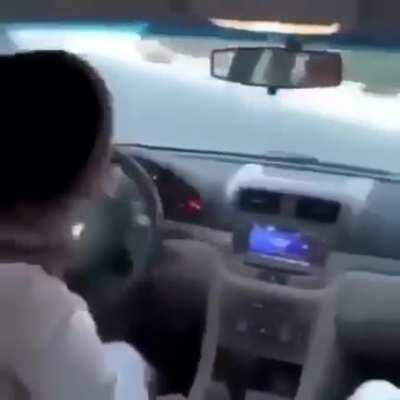 Drifting at full speed...