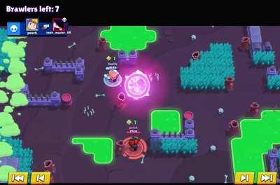 Edgar shields me from Bea supershot