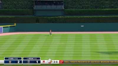 [Highlight] Riley Greene hits a (potential go-ahead) 422 feet flyout in the bottom of the 8th.