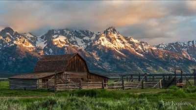 Sunrise at T.A. Moulton, Grand Teton National Park. Jackson WY, USA [OC]