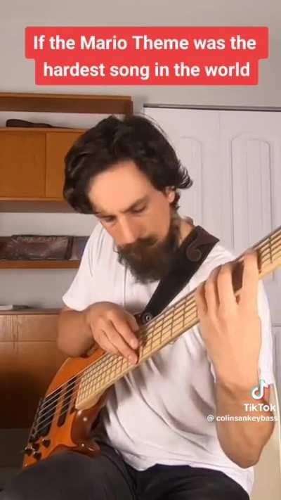 The smile at the end with moustache was great.