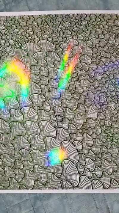 Months ago someone here recommended that I foil my art and that was the best advice ever