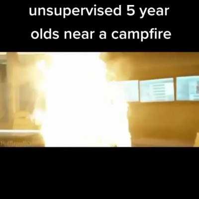 i went camping one day and I saw two deers goin at it is that ok