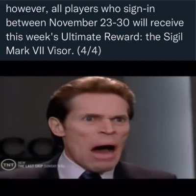 I spent so much time and a challenge swap to earn that visor and now it&rsquo;s being given away for free