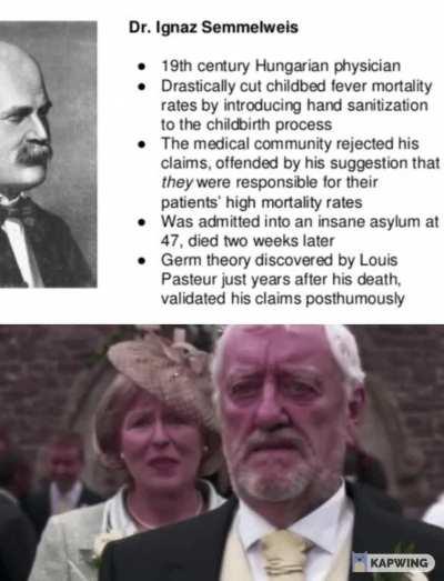 The Hungarian Association of Physicians and Natural Scientists didn't even commemorate his death, despite him being a member. (reposted with a better title as requested)