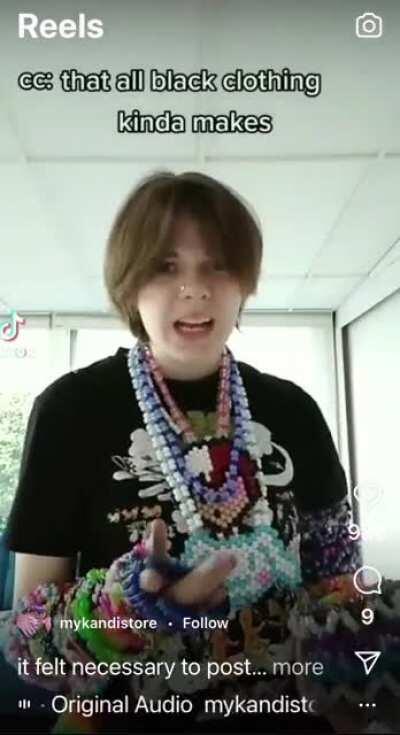 You don’t look like a villain, you look like the bead isle at jo Ann fabrics