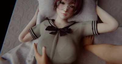 Playing With Honoka Boob (Exprational) [Dead or Alive]