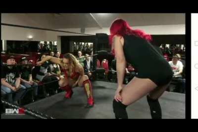 (Reaction only) Aftermath of a low blow kick. Sidenote: Eliza Roux is another one I've chatted...also a dick personality. Glad she got kicked in the 