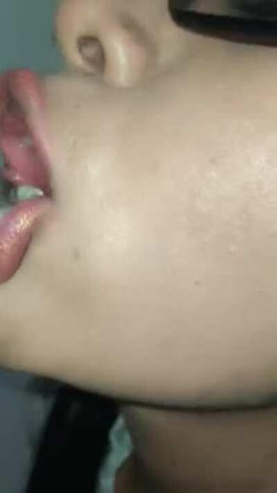 My first Cum In Mouth