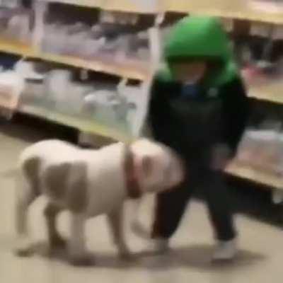 Let's walk little friend