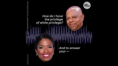 Woman dies inside after telling a black man he has white privilege