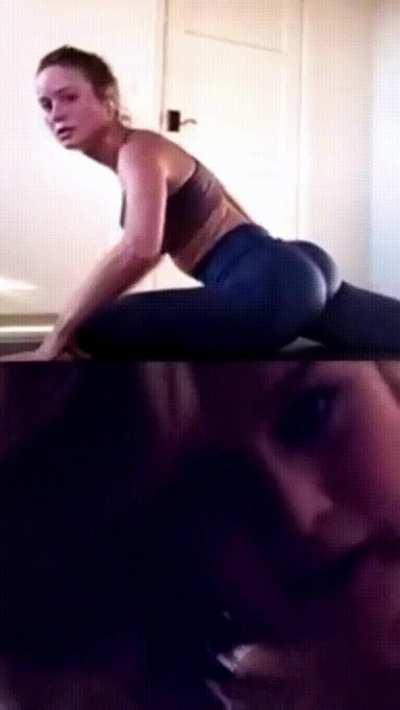 How long could you last with Brie Larson on top?