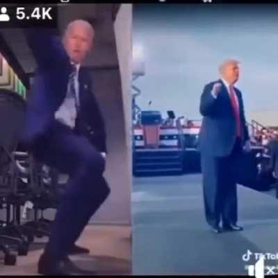 Biden as he continuously gathers his Wins while Orange Man T stay collecting dem Ls