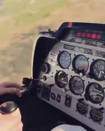 Recovering a spinning Cessna-172R