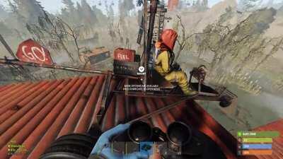 Don't go afk with your copter at bandit camp