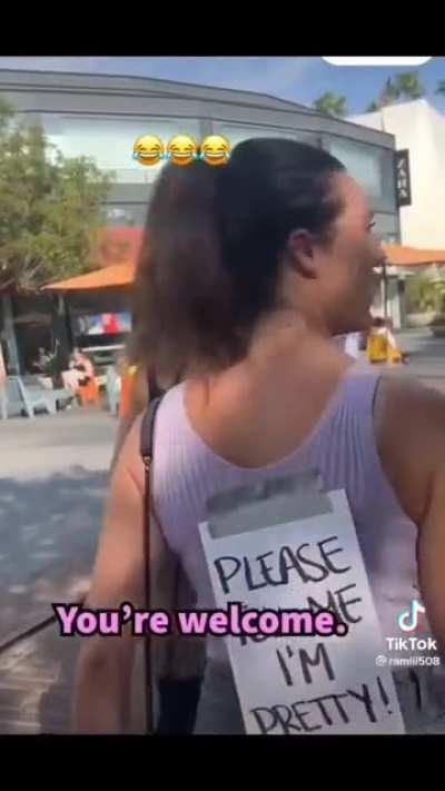 Hope that she doesn't feel sad when she finds out