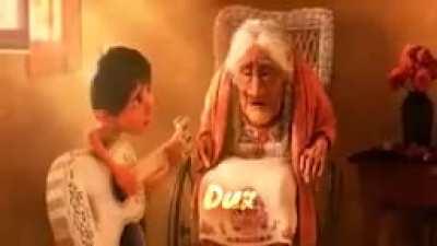 Grandma can I out my balls in yo jaws