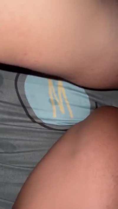 He drills me so deep to my G-spot, and my tight boy pussy grips so hard that he can't help but cumming inside of me. (20)