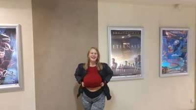 Well, so instead of going to an action movie, I made them an excerpt from an action movie myself. Kisses