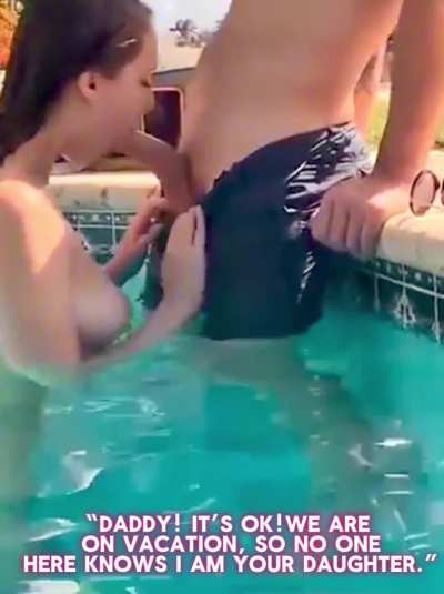 Daddy lessons: he quickly learned on vacation, no one knows she is his daughter so anything goes…