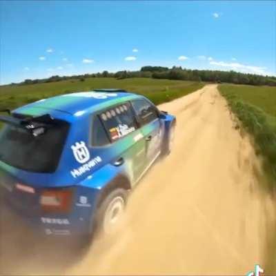 Extreme droning to follow extreme driving