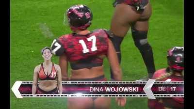 Dina Wojowski #17 (LFL/Legends Football League - Atlanta Steam) 