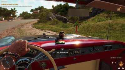 In Far Cry 6 the main character will sing along to the radio, here's Dani singing to Ricky Martin!
