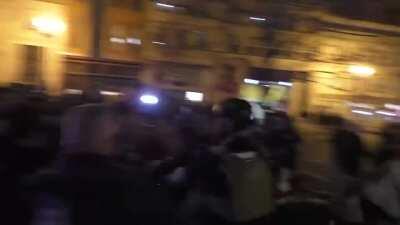 Don't bring a knife to a crowd fight (not sure on tag so o used group fight because it kinda fits)