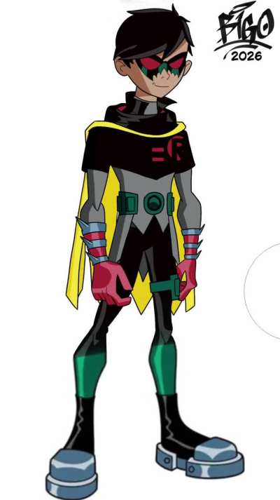 Robin Redesign 3: Damian Wayne