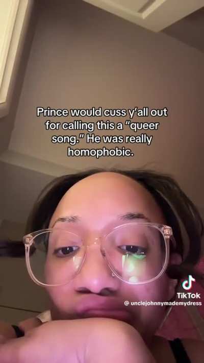 Most of the comments for this video are people surprised that Prince *wasn’t* a secretly gay man. Is this a thing with Gen Z now? Do they think Prince was gay?