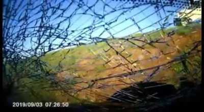 Rollover Caught on Dashcam