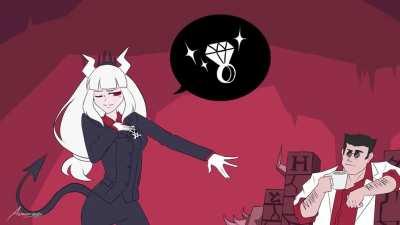 Helltaker saying no to Lucifer Animation (Youtube @Astrovique)