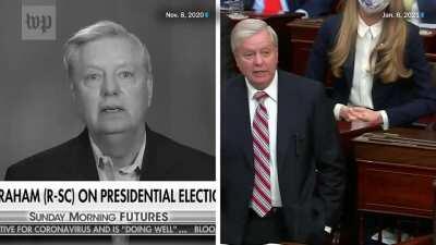 Well, look at that. Suddenly those Republican motherfuckers who've been lying about the election for weeks, remembered that Biden won. And all it took was shitting their pants about going to prison for treason.