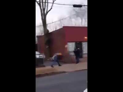 Security when they hear someone inciting a riot: