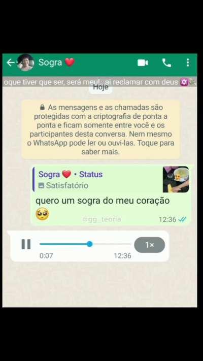 A sogra mais calma do norte.