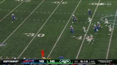 [Highlight] Xavier Gipson returns it for the touchdown and the Jets win it in overtime!