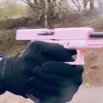 You all when using a cute gun skin