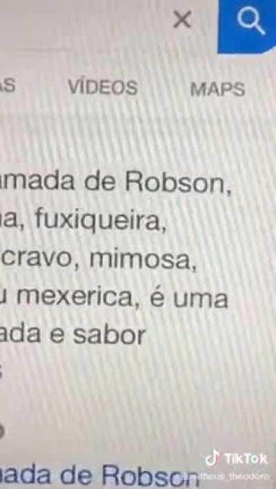 Q issu robson?