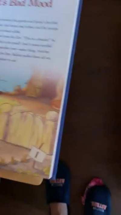 Girl power stories book! My daughter was so excited to read it. Until we realized……. Pooh!!!