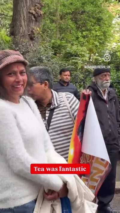 Col. Taimoor reply to Indian protestors outside Pakistani High Embassy In London