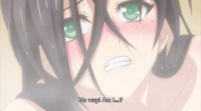 Chisato x Basara bath scene [Shinmai Maou no Testament]