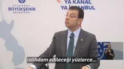 Ekrem: Kanal bütçesiyle İstanbul'daki tüm okulları yenileyebilir, Tüm riskli binaları yeniden yapabiliriz, 1.650 hastane yapabiliriz, Yüzlerce fabrika ve üretim alanı oluşturabiliriz, Bu proje tümüyle israftır, haramdır. !!!