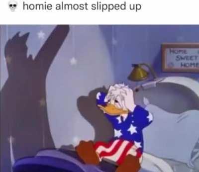 Donald, whacha doing there bud?